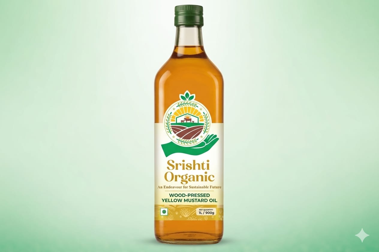 Srishti Organic Mustard Oil Srishti_Organic Mustard Oil